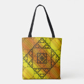 Fraktal Geometry Mehrdruck-Beutel Tasche (Rückseite)