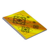 Fraktal Geometry Notebook Notizblock (Rechte Seite)