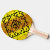 Fraktal Geometry Ping Pong Paddle Tischtennis Schläger (Seitenansicht)