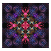 Fraktal Geometry Quadra Art Foto (Vorne)