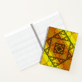Fraktal Geometry Spiral Notebook Notizblock (Innenseite)