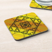 Fraktal Geometry Square Untersetzer (Linke Seite)