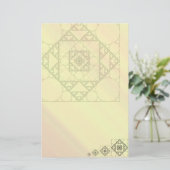 Fraktal Geometry Stationery Briefpapier (Stehend Vorderseite)