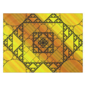 Fraktal Geometry Tablecloth Tischdecke (Vorderseite (Horizontal))