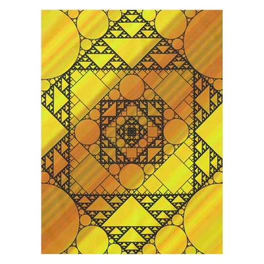 Fraktal Geometry Tablecloth Tischdecke (Vorderseite)