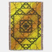 Fraktal Geometry Throw Blanket Decke (Vorderseite Vertikal)
