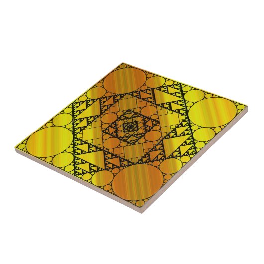 Fraktal Geometry Tile Fliese (Seite)