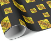 Fraktal Geometry Wrapping Paper Geschenkpapier (Rolleneckpunkt)