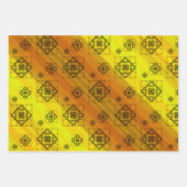 Fraktal Geometry Wrapping Paper Set Geschenkpapier Set (Vorderseite 3)