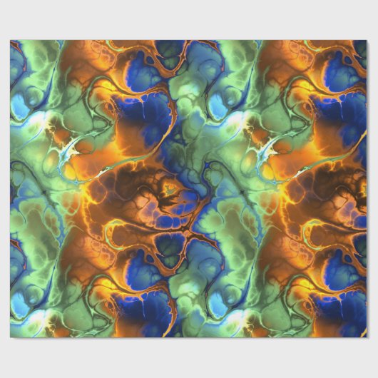 Fraktal Geschenkpapier (Flach)