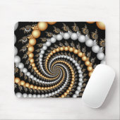 Fraktal-gewundenes Treppenhaus Mousepad (Mit Mouse)