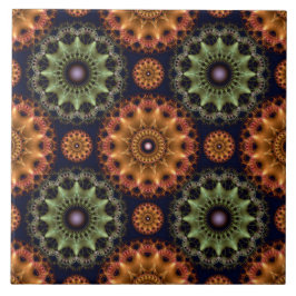 Fraktal glänzend, sternförmig fliese