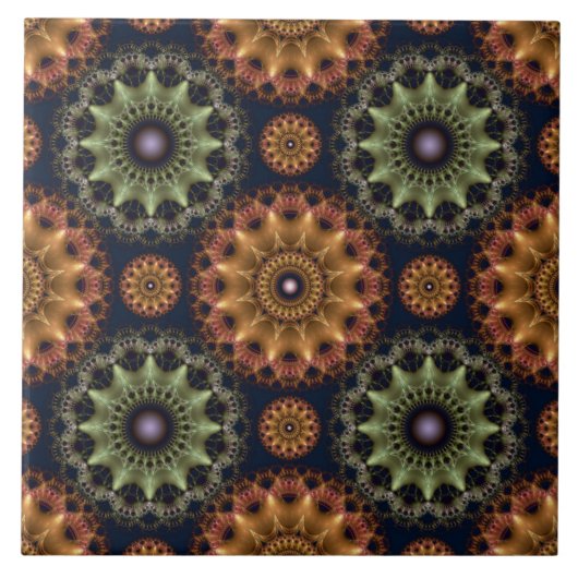 Fraktal glänzend, sternförmig fliese (Vorderseite)