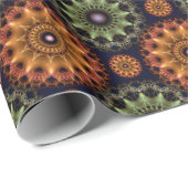 Fraktal glänzend, sternförmig geschenkpapier (Rolleneckpunkt)