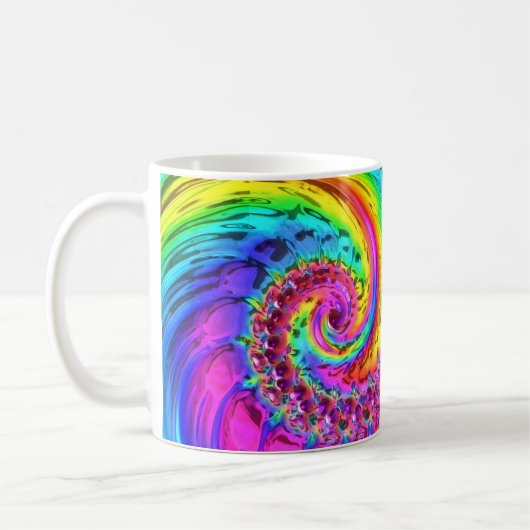 Fraktal Glas 6 Tasse (Links)