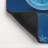 Fraktal-Glas-Marmor Mousepad (Ecke)