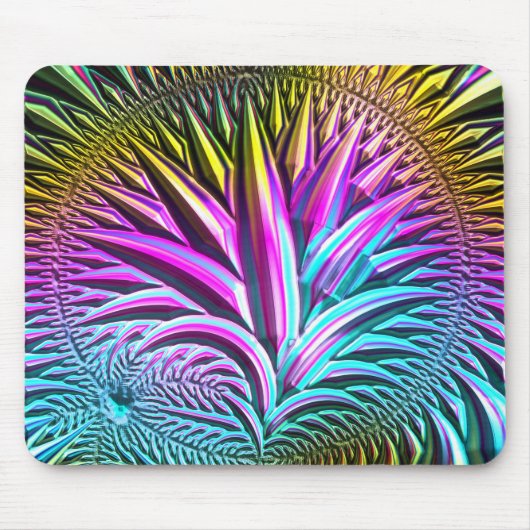 Fraktal Glass 5 Mousepad (Vorne)