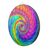 Fraktal Glass 6 Dart Board Dartscheibe (Vorderseite rechts)