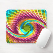 Fraktal Glass 7 Mousepad (Mit Mouse)