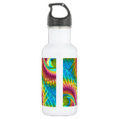 Fraktal Glass 7 Trinkflasche (Rückseite)