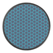 Fraktal Glow Eishockey Puck (Vorderseite)