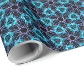 Fraktal Glow Geschenkpapier (Rolleneckpunkt)