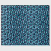 Fraktal Glow Geschenkpapier (Flach)