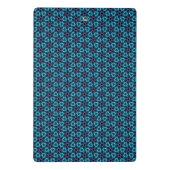 Fraktal Glow Heart Mini Klemmbrett (Rückseite)