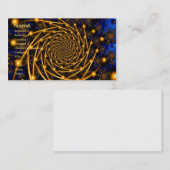 Fraktal Gold Orbit Visitenkarte (Vorne/Hinten)