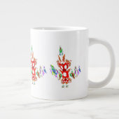Fraktal - Gombay Dancer Jumbo-Tasse (Rechts)