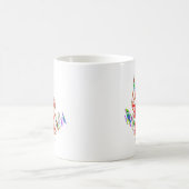 Fraktal - Gombay Dancer Kaffeetasse (Mittel)