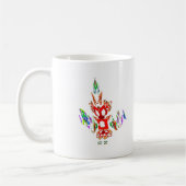 Fraktal - Gombay Dancer Kaffeetasse (Links)