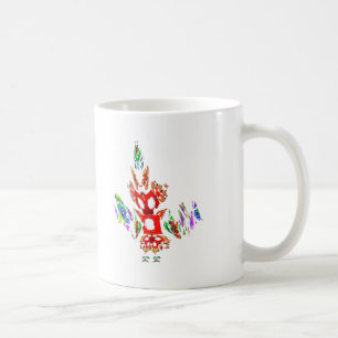 Fraktal - Gombay Dancer Kaffeetasse