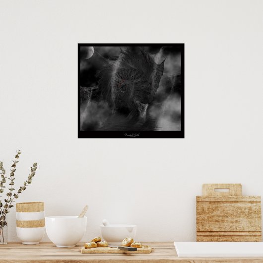 Fraktal Goth Poster (Küche)