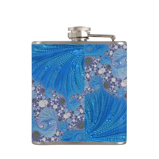 Fraktal-Grafik Flachmann (Rückseite)