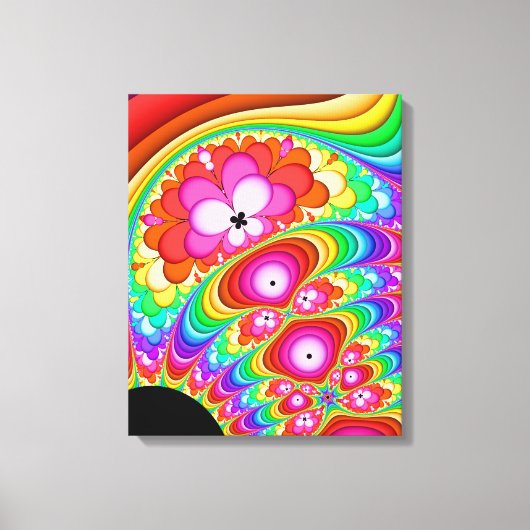 Fraktal Groovy Leinwanddruck (Vorderseite)