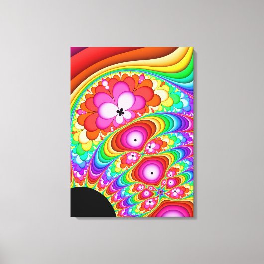 Fraktal Groovy Leinwanddruck (Vorderseite)