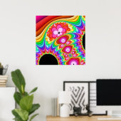 Fraktal Groovy Poster (Heimbüro)
