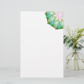 Fraktal-Grün Briefpapier (Stehend Vorderseite)