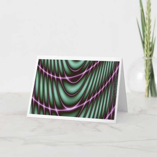 Fraktal-Grußkarte leer Karte (Vorderseite)