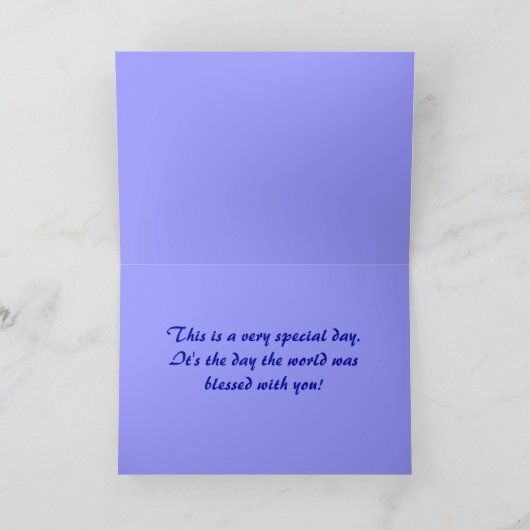 Fraktal Happy Birthday Card Karte (Innenseite)