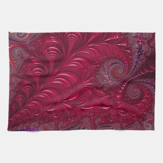 Fraktal Heart Geschirrtuch (Horizontal)