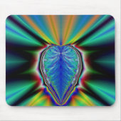 Fraktal Heart Mousepad (Vorne)