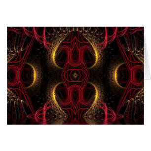 Fraktal Herzkarte