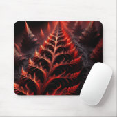 Fraktal-Highlights Rot-Mandelbrot Mousepad (Mit Mouse)