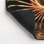 Fraktal Holz Muschel Swirl Mousepad (Ecke)