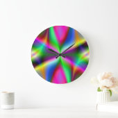 Fraktal Hourglass Kunst Große Wanduhr (Zuhause)