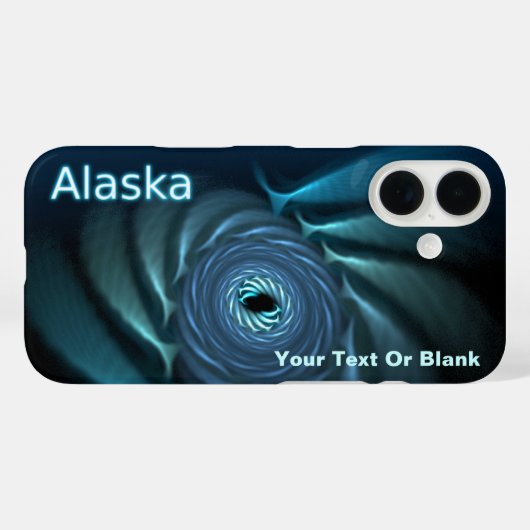 Fraktal Ice Whales Case-Mate iPhone Hülle (Rückseite (Horizontal))