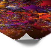 Fraktal-Implosion Poster (Ecke)