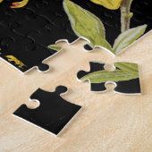 Fraktal in Gelb und Schwarz Puzzle (Seite)